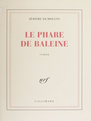 cover image of Le Phare de baleine